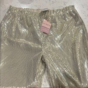 Serra Metallic Gold Leggings